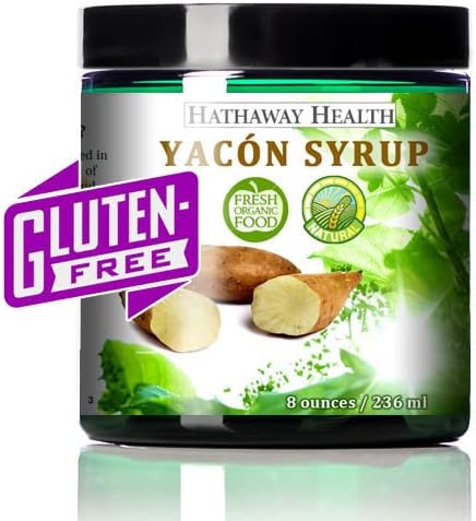 Yacon Syrup "US SELLER!!! 2-3 day Priority Mail shipping" 100% Raw, Organic Pure Yacon Syrup (Gluten Free) - Metabolism Booster and Weight Loss Food Sweetener. Made and Certified in the USA as Fully Organic, Gluten Free, and Vegan. 8 oounce (236 ml) jar contains 47 servings of pure, Yacon Syrup from Yacon plant roots. Low Calorie, Low Carbohydrate |#1 Rated Yacon Pure Syrup |All Natural Organic Weight Loss| Low Glycemic Index.