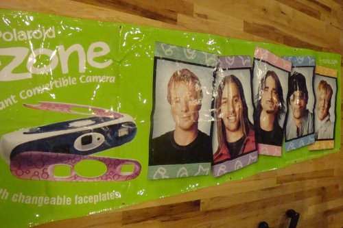 Polaroid I-Zone Promotional Banner Collectible