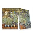 Van Gogh - Irises Design Protective Decal Skin Sticker for Apple iPad 1st Gen Tablet E-Reader
