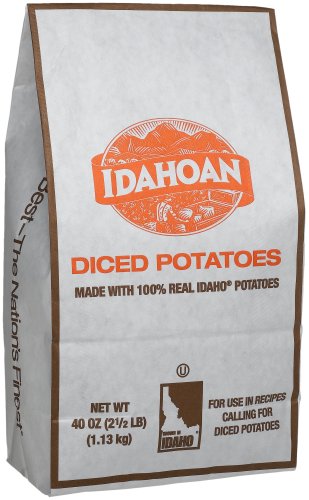 Idahoan Diced Potato Mix, 40-Ounce Units (Pack of 3)