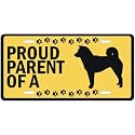 NEW " USA SHIBA INUS " LICENSE PLATE SIGN DOG