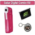 Digital Concepts 3 in 1 Pink Micro Digital Camcorder + Digital Picture Frame & Digital Keychain Photo Viewer