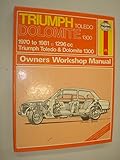 Triumph Toledo & Dolomite 1300 owners workshop manual : models covered: Triumph Toledo. 1296cc, Triumph Dolomite 1300. 1296cc