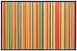 Laser Printed Split Bamboo Rainbow 3' x 5' Veranda Rug