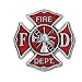 Fire Department Pewter Belt Buckle
