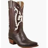 Lucchese Mens 12 Exotic Western Boot Chocolate by Lucchese
