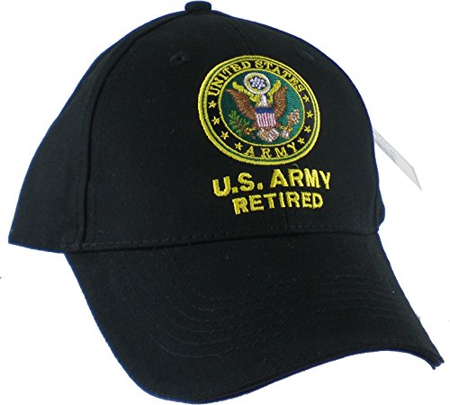 EAGLE CRESTU.S. Army Retired Cap Black