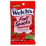 Welch's Fruit Snacks, Strawberry, 2.25-Ounce Pouches (Pack of 48)