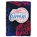 Los Angeles Clippers Colorful Raschel 60x80 Blanket Throw - NBA Basketball