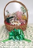 Review Scott's Cakes  / Scott's Cakes Large Santa's Helper Christmas Basket with Handle Holly Wrapping