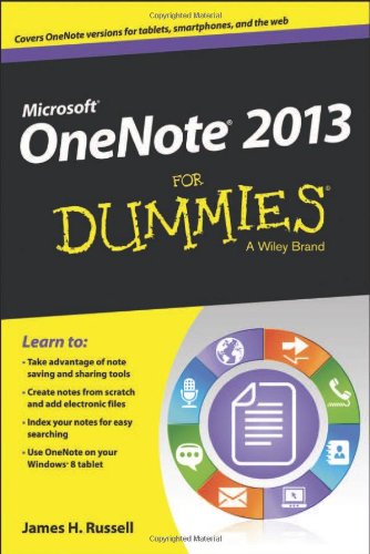 OneNote 2013 For Dummies  - James H. Russell