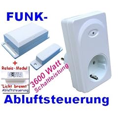Funk-Abluftsteuerung 3600 W plus Lichtmodul wei�