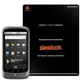 REALOOK Google Nexus One Screen Protector, Crystal Clear 2-PK