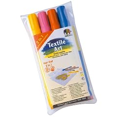 Nerchau 140402-Stoffmalstifte 4-er Set, Trend