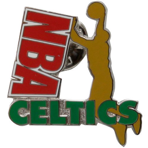 Boston Celtics NBA Player Silhouette Pin