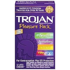 Trojan Pleasure Pack Lubricated,12-count