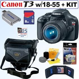 Click here to buy Canon EOS Rebel T3 12.2 MP CMOS Digital SLR Camera with EF-S 18-55mm f 3.5-5.6 IS II Zoom... by Canon.