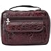 Embassy Alligator Embossed Burgundy Genuine Leather Bible Cover