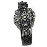 Vintage Inspired Dazzling Heirloom Cuff Bracelet 