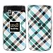 Crystal Hard BLUE Cover With Checkered Design Case for Samsung MyShot II / R460 Cricket + Swivel Belt Clip [WCM362]