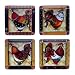 Rio Rooster by Jennifer Garant Square Salad Plate (Set of 4)
