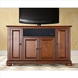 Crosley Furniture Alexandria 48-Inch AroundSound TV Stand, Classic Cherry