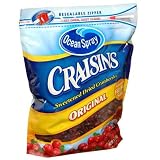 Ocean Spray Craisins - 3 lbs. Bag - Sweet Dried Cranberries - Fat Free