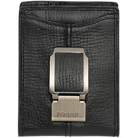 Fossil Wallet - Jacobs Id Bifold (Color: Black)