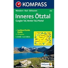 Inneres �tztal, Gurgler Tal, Venter Tal, Pitztal: Wandern, Rad, Skitouren. GPS-genau. 1:25.000