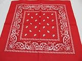 100% cotton Paisley Design Bandana.Available in Red,Baby Pink,White,Lilac,Pale Blue,Green.Black,Navy or Hot Pink. Brand New.