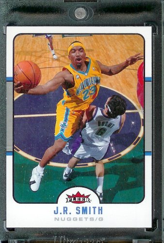 2006-07 Fleer # 128 J.R. Smith Denver Nuggets Basketball Card - Mint Condition - In Protective Display Case