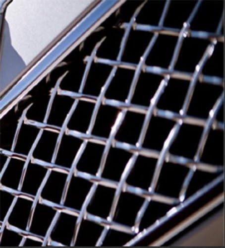 AUTOPARTS 2009-2013 Dodge Challenger Stainless Steel Mesh Chrome Grille Grill Insert