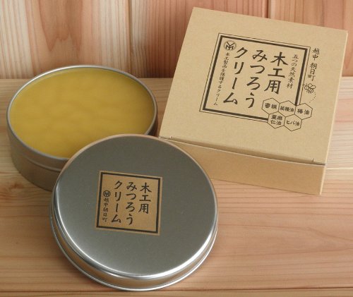 自然塗料　木工用みつろうクリーム【蜜蝋ワックス】200ｇ