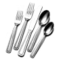 Wallace Twill 53-Piece Stainless Steel Flatware Set, Service for 8