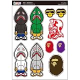 Instyles Instant Decorative Sticer/Decal Small -- Bape Camo