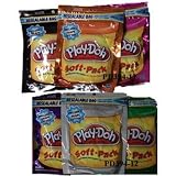 Playdoh Resealable SOFT PACKS: 12PK Assortment - 12 packs per case