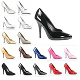 Seduce-420V, 5 Inch Classic V-Front Pump in 7 Colors and Sizes 5-16 by Pleaser