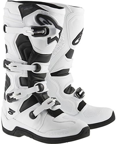 Alpinestars Adult MX Tech 5 Motocross Boots White Size 13