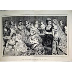 Peeresses-Galerie-Haus-Lords Beautiful Girls Antique