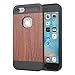 iPhone 7 Case, Slicoo [Nature Series] Light Year Wood Slim Protective Covering Case for iPhone 7 (2016) 4.7 Inch (Rose Wood)
