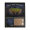 MLB 2008 Yankee Stadium Game Used Dirt Plaque with 8X10 Photo