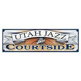 Utah Jazz 9x30 Wood Sign