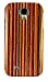 SunSmart Natural Handmade Hard Wood Bamboo Case Cover for Samsung Galaxy S4 IV with Free Screen Protector (Colourful Stripe)