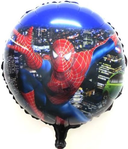 6 pcs/lot Ultimate Spiderman Airwalker Balloon Happy Birthday Mylar Foil Balloon (18'')