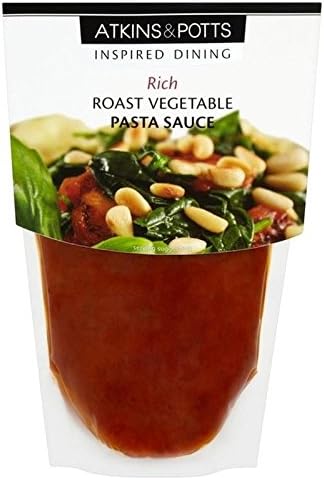 Atkins &amp; Potts Gluten Free Roast Vegetable Pasta Sauce 350g - Pack of 2