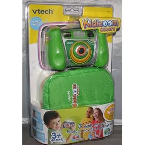Green Kidizoom Vtech Kid Digital Camera with Bonus Travel Bag