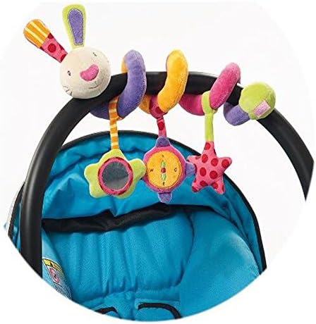 Baby Crib Spiral Pink Activity Stroller Toy