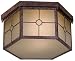 Taylor Vintage Rust Fluorescent Outdoor Lighting Fixture