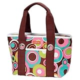 Sachi Fashion Insulated Lunch Bag, Circles