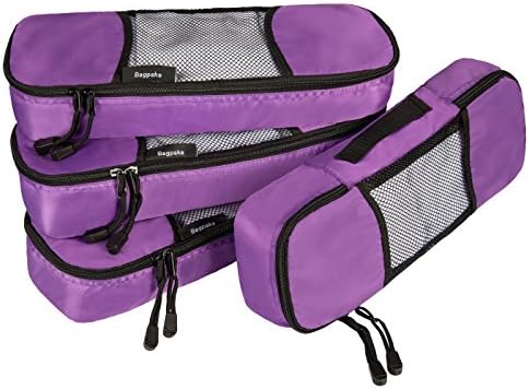 Bagpake 4 Set Packing Cubes-Travel Luggage Packing Organizers-4 slim